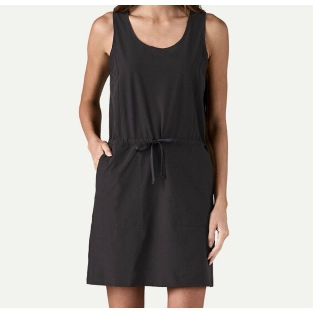 Patagonia Dress Fleetwith Sleeveless Athleisure Black Medium